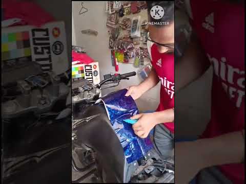 Fz-s v2 new sticker modification #bikelover #customized #biker #modification #yamaha #stickers