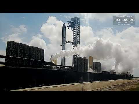 Replay: Starship 12th test flight launch attempt