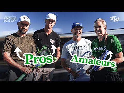 Can Tennis Pros Win a Doubles Match Down 0-40 EVERY Game Against Amateurs? | Nothing Major
