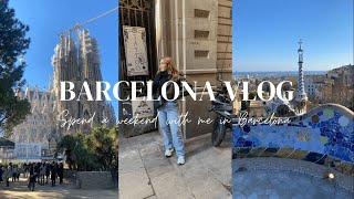 BARCELONA VLOG! Spend a weekend in Barcelona with me!