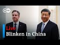 Live: US Secretary of State Blinken's press briefing on China | DW News