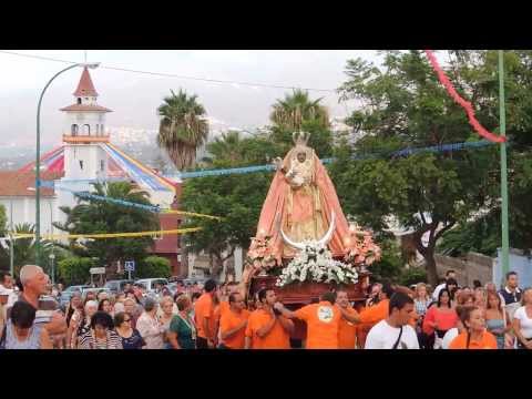 virgen de candelaria 2013 tenerife puerto de la cruz , la vera