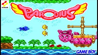 【GBC】コナミ『パロディウスだ！ - PARODIUS  -』＿カラー欧州版 🐧全8ステージ ノーミスクリア (LEVEL:DIFFICULT) OP~ED