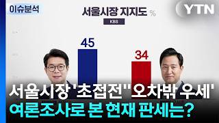 [정치 ON] 서울시장 '초접전'·'오차밖 우세' 여론조사 혼재...현재 판세는? / YTN