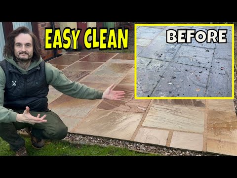 How to Restore Your  LOST COLOUR on A Patio with a Deep clean