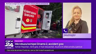 Un microbuz cu juniori de la Dinamo a ieșit de pe șosea și a intrat într-un copac: un bărbat a murit