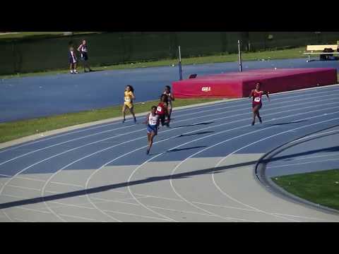 Girls 200 Meter Dash Heat 6 Prelim Sam Burley Hall of Fame - 3/2/2019