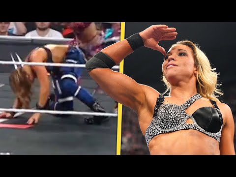 WWE'S Zoey Stark SCREAMING in Pain After Gruesome Injury on Monday Night RAW!