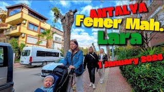 Antalya Muratpaşa Fener Mahallesi Walking Tour 1 Jan 2026 #antalya #la