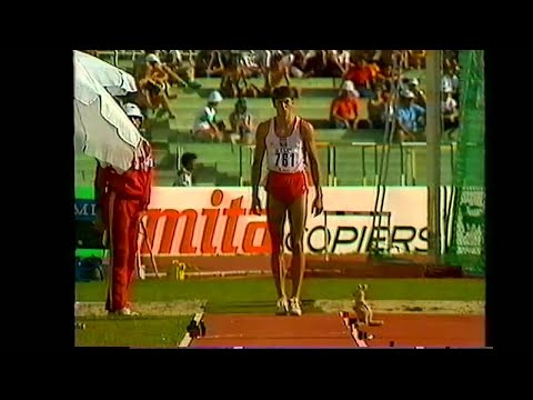 Jacek Pastusinski Pol.Triple Jump 17.27 ( Rome 87 )