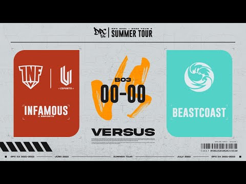 Infamous U. vs BeastCoast | Game 1 | SA DPC Division 1 TIEBREAKER | DkTruman & Kips