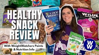 Healthy Snack Review | Trying New Healthy Low Point Foods | WeightWatchers Points, Calories & Macros
