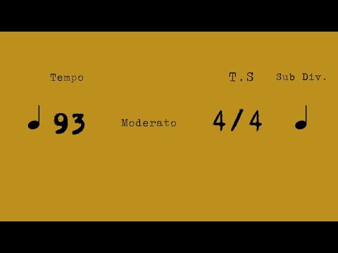 METRONOME - 93 BPM MODERATO