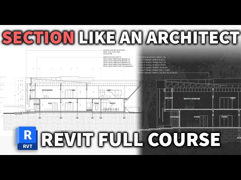 Sections In Revit/ Do it like an Architect/ Full Revit Tutorial Course