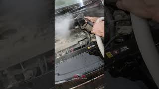 Engine cleaning with Steam wash.