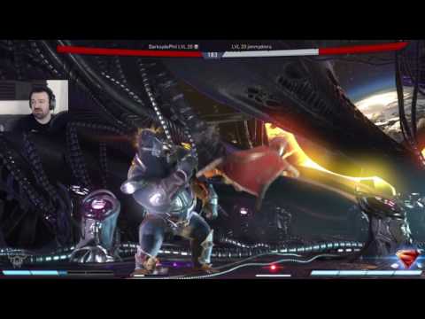 Injustice 2 2nd MP Set Gameplay pt7 - Gorilla Grodd vs. Supergirl