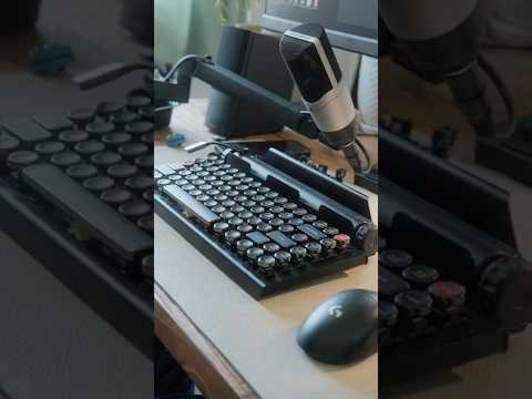 A Mechanical Keyboard That Looks Like A Typewriter