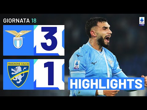 LAZIO-FROSINONE 3-1 | HIGHLIGHTS | 18ª GIORNATA | SERIE A TIM 2023/24