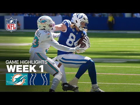 Miami Dolphins vs Indianapolis Colts Game Highlights | 2025 NFL Season Week 1