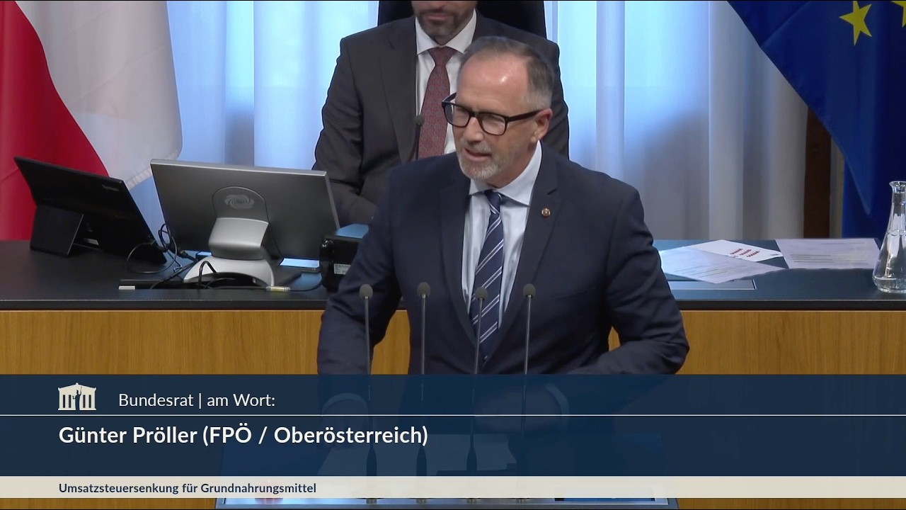 Günter Pröller - Lebensmittelpreise, Umsatzsteuergesetz - 3.6.2026
