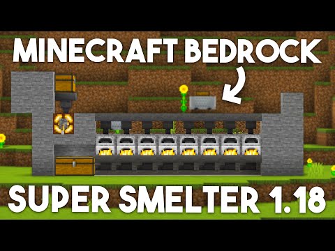 OinkOink - Minecraft Super Smelter - Simple, Fast, Automatic! Minecraft Bedrock 1.18