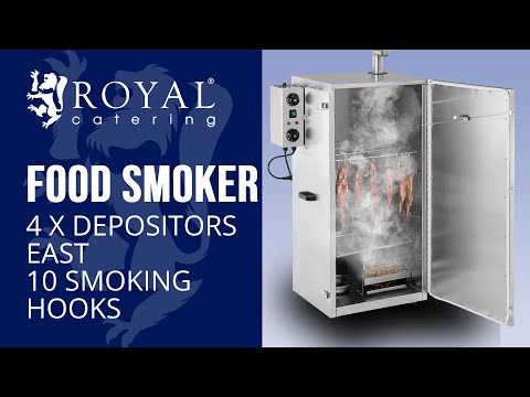 video - Food Smoker - 4 Racks - 70 L