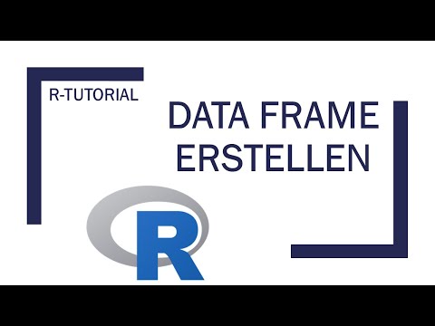 RStudio: Create Data Frame and Enter Data
