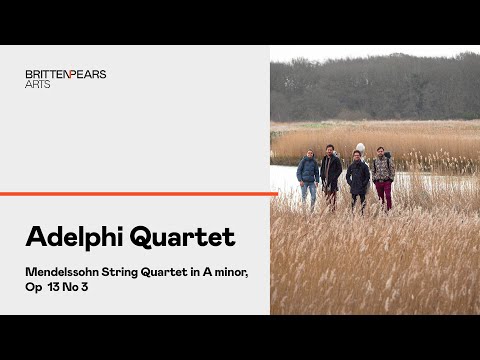 Adelphi Quartet - Mendelssohn String Quartet in A minor, Op  13 No  3