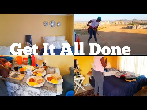 Get IT All Done With Me//Breakfast,  Cleaning Yard & House, Laundry, Cooking// Home Making