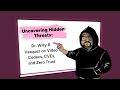 Uncovering Hidden Threats Dr Willy R Vasquez On Video Codecs CVEs And Zero Trust