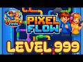 Pixel flow©  - Level 999 - solution - walkthrough