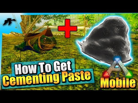 Ark Mobile| How To Get/Farm Cementing Paste/Beelzebufo Tame| iOS/Android Total Beginners Guide