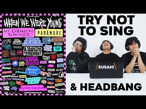 Try Not To Sing & Headbang When We Were Young | #RockShow