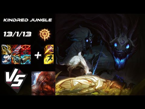 JUNGLE Kindred vs Gragas - NA Challenger Patch 14.10