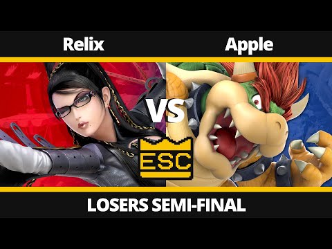 ESC 38 - Losers Semi-Final - Relix (Bayonetta) Vs. Apple (Bowser) - SSBU Local UK Tournament