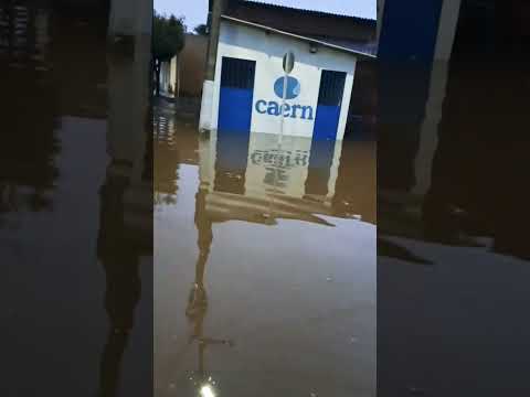 Maior enchente no rio de Várzea, RN🌨️