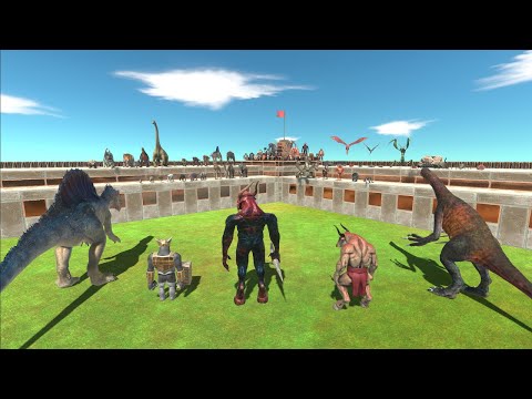 Mini Boss Army vs Every Faction Animal Revolt Battle Simulator