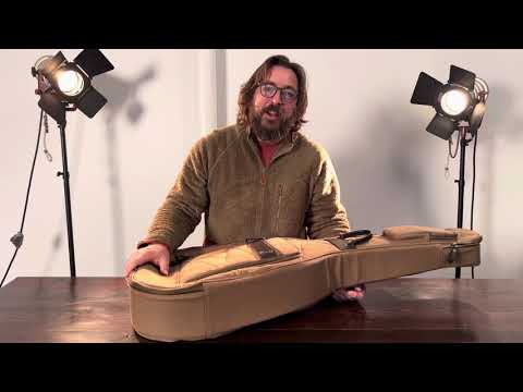 Guitar Satchel Khaki Dreadnought acoustic guitar case - New image 10