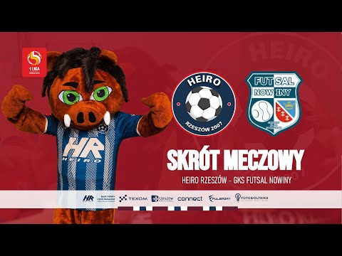 1 liga futsalu 2023/24: Heiro Rzeszów - GKS Futsal Nowiny 3-2 (skrót)