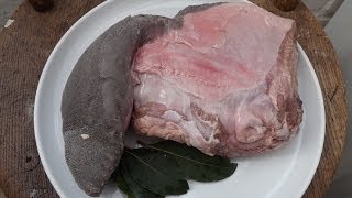 How To Prepare And Cook Cow/Ox Tongue.(the whole process)...