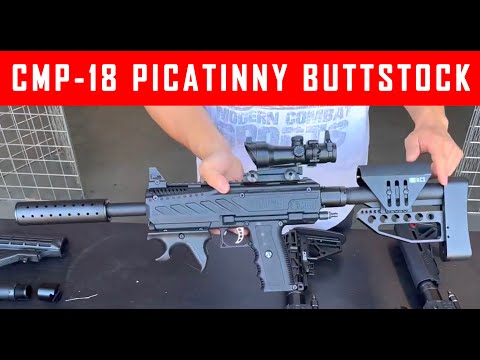 Tippmann TIPX CMP-18 1913 Picatinny Rail Buffer Buttstock Works On Sig MPX, Sig MCX, Sig P556XI #MCS
