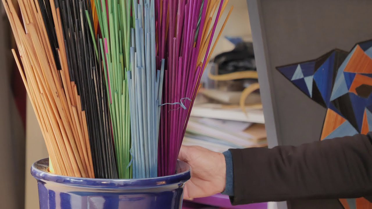 Réalisez votre tableau en marqueterie de paille - Vidéo