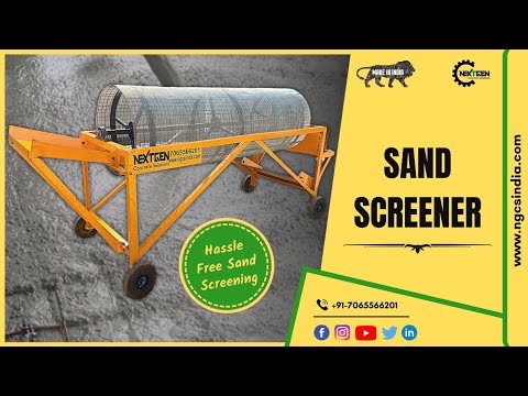 MS Sand Screening machine