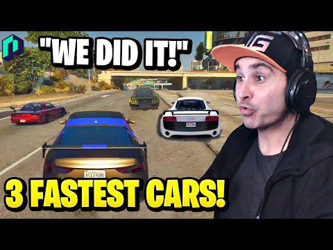 Summit1g Beats 3 SUPERCARS in BIG 17 Player Race! | GTA 5 NoPixel RP
