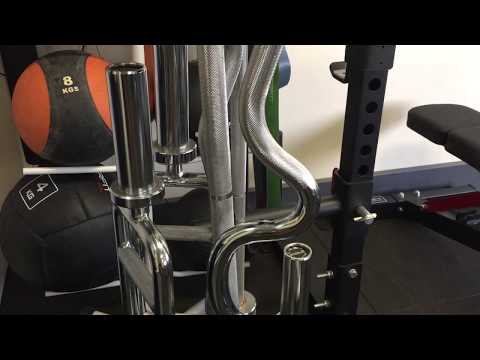CYBERFIT Olympic Super Curl Bar
