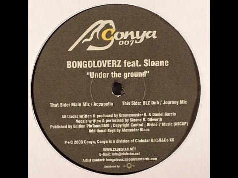Bongoloverz feat. Sloane ‎– Under The Ground (BLZ Dub)