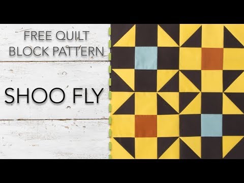 Free Quilt Block Pattern! Make The Shoo Fly Block! - Nancy's Notions