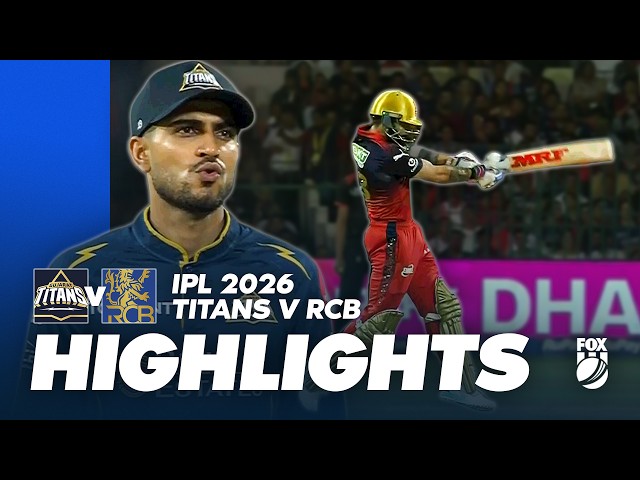 Gujarat Titans v RCB I Full Match Highlights I Game 34 IPL 2026 I Fox Cricket