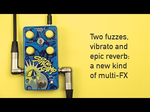 Thimble Wasp Space Camp: Two fuzzes, vibrato and epic reverb = a new kind of multi-FX