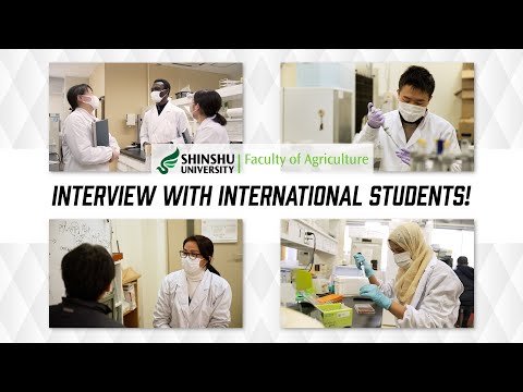 農学生命科学科 International student movie - Faculty of agriculture, Shinshu University